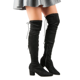 Vices Botas pretas no Spitz preto 1 Vices Botas pretas no Spitz preto 1