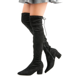 Vices Botas pretas no Spitz preto 2 Vices Botas pretas no Spitz preto 2