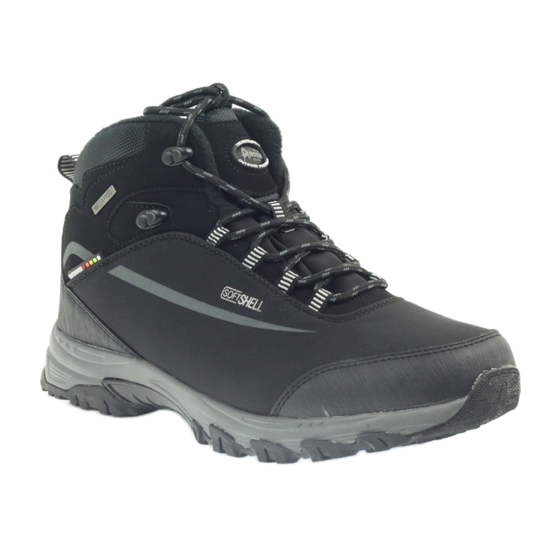 American Club Botas americanas de trekking de inverno com membrana preto 1 American Club Botas americanas de trekking de inverno com membrana preto 1