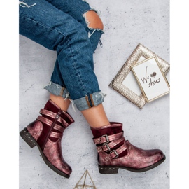 Kayla Trabalhadores Maroon vermelho 1