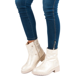 SDS Botas femininas elegantes marrom 1