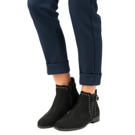 Super Me Botas baixas de outono preto 2