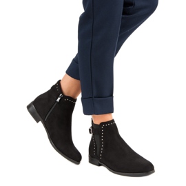 Super Me Botas baixas de outono preto 1