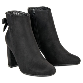 Ideal Shoes Botas Pretas Elegantes preto 2