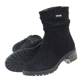 Botas filippo de camurça preta preto 4