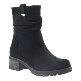 Botas filippo de camurça preta preto 1