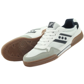 Sapatos de interior Rucanor Balance branco cinza azul marinho 4