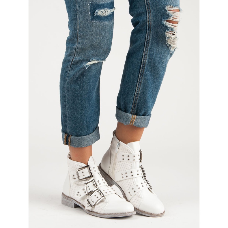 Sweet Shoes Botas brancas branco 2