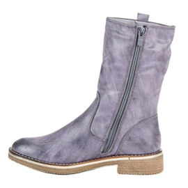 SDS Botas altas azul 2