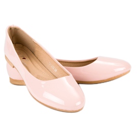 Top Shoes Bailarinas lacadas rosa 4