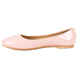 Top Shoes Bailarinas lacadas rosa 3