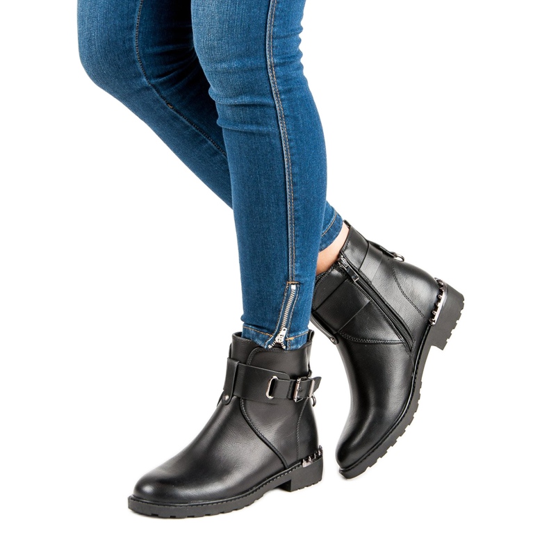 Groto Gogo Botas de trabalho confortáveis preto 1