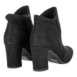 Kylie Botas de camurça elegantes preto 1