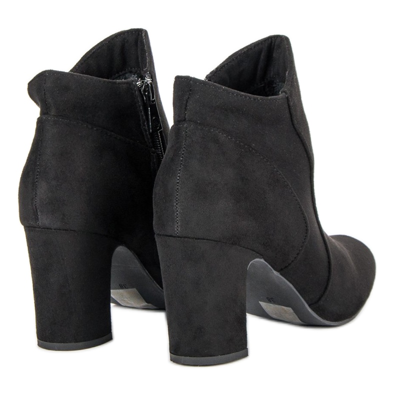 Kylie Botas de camurça elegantes preto 1