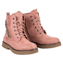 Bestelle Caçadores de camurça rosa 1