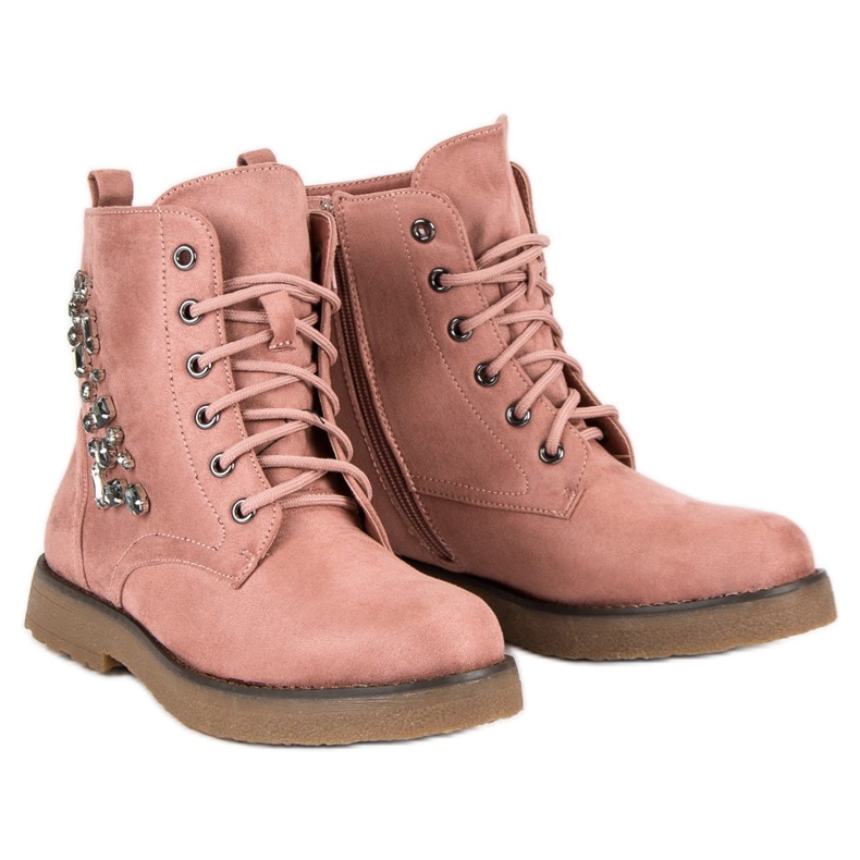 Bestelle Caçadores de camurça rosa 1