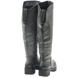 M.Daszyński Botas com fundo grosso Daszyński MR1813 cinza 4