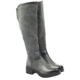 M.Daszyński Botas com fundo grosso Daszyński MR1813 cinza 3