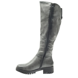 M.Daszyński Botas com fundo grosso Daszyński MR1813 cinza 2