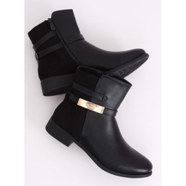 Botas pretas femininas pretas VQ6-5 pretas preto 2