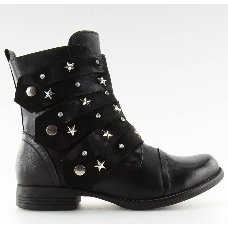 Botas militares pretas C567 pretas preto 1