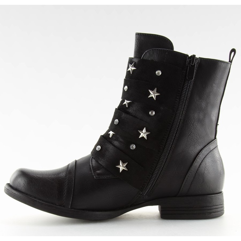Botas militares pretas C567 pretas preto 2