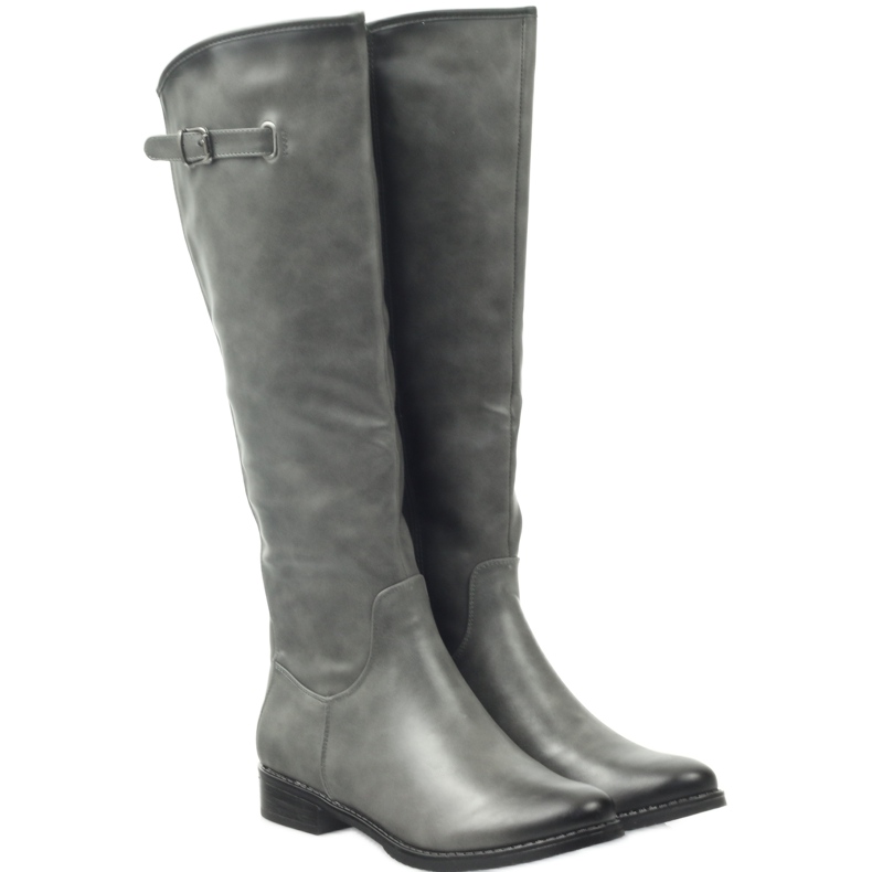 M.Daszyński Oficial de botas Daszyński SA131 cinza 3 M.Daszyński Oficial de botas Daszyński SA131 cinza 3