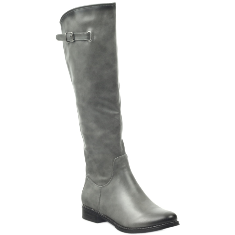M.Daszyński Oficial de botas Daszyński SA131 cinza 1