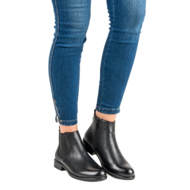 J. Star Botas chelsea baixas preto 1