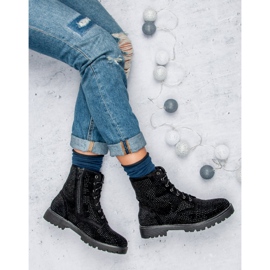 Seastar Botas de trabalho elegantes preto 1