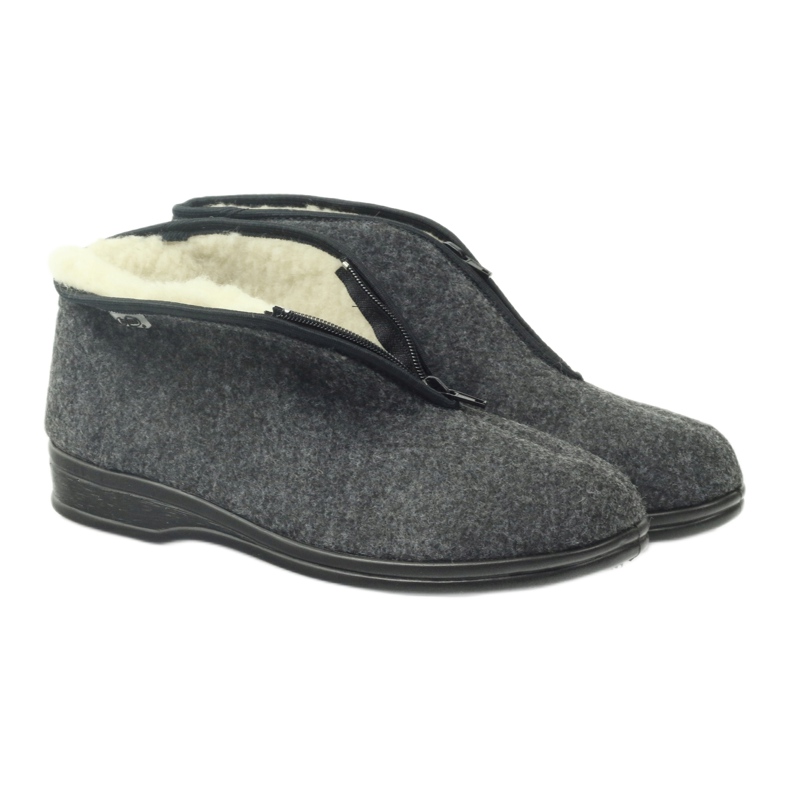 Sapatos masculinos Befado chinelos quentes 100M047 cinza 3