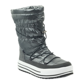 Botas esportivas de neve em pele DK cinza 1
