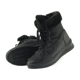 Botas esportivas de neve em pele DK preto 4