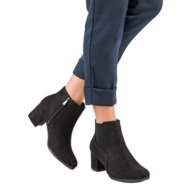 Nio Nio Botas chelsea de camurça preta preto 1