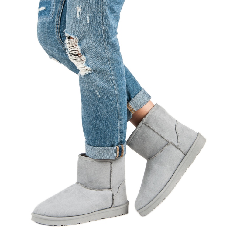 Vices Vícios de mukluki de camurça cinza 1