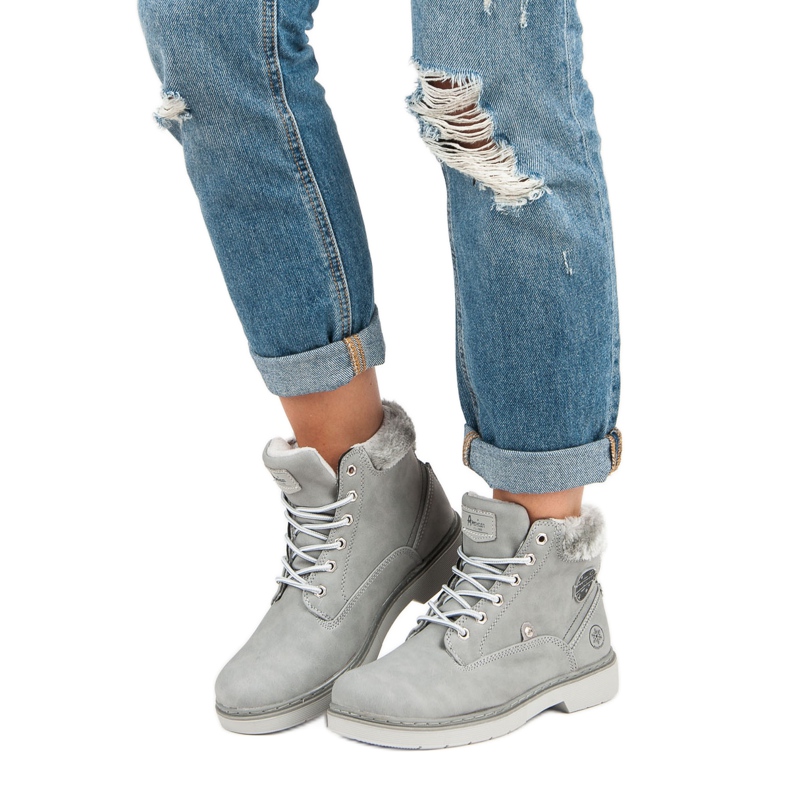 American Club Caçadores americanos calorosos cinza 1