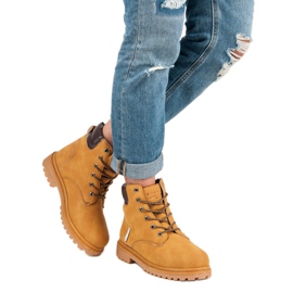 Caçadores de camelos femininos castanho multicolorido 1