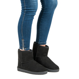 Vices Vícios de mukluki de camurça preto 1