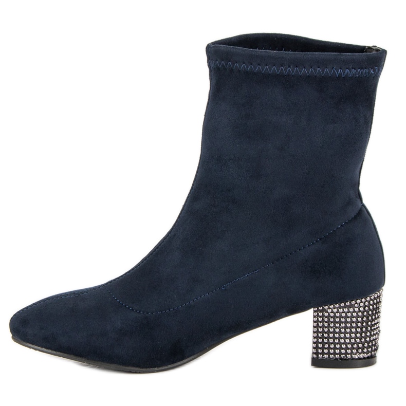Kylie Botas Azul Marinho Slip-on 2