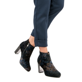 Botas elegantes no poste multicolorido 1