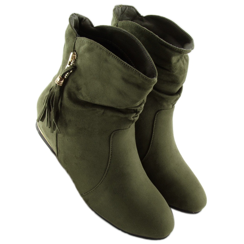 Botas saszki femininas verdes VQ-362 verdes 1