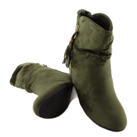 Botas saszki femininas verdes VQ-362 verdes 2