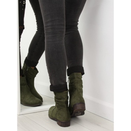Botas femininas verdes 99-135 Olive 2