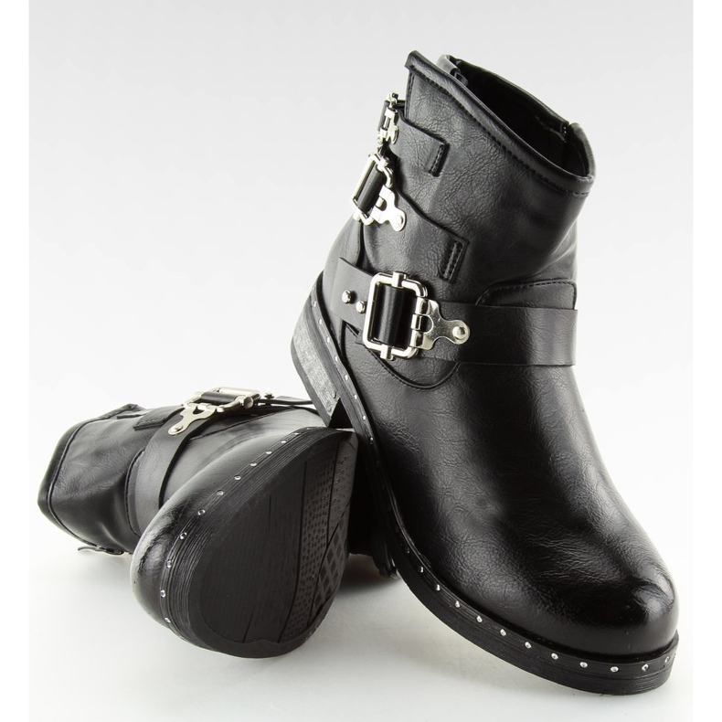 Botas pretas femininas pretas 7313-PA pretas preto 1