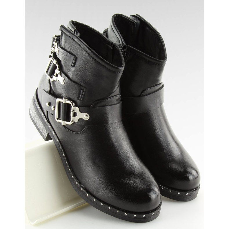Botas pretas femininas pretas 7313-PA pretas preto 2
