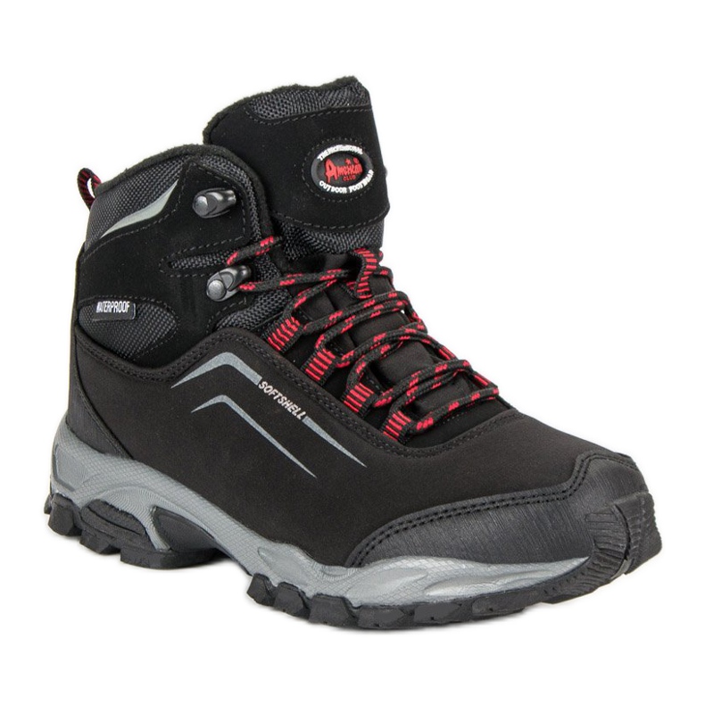 American Club Botas americanas de inverno feminino preto 2