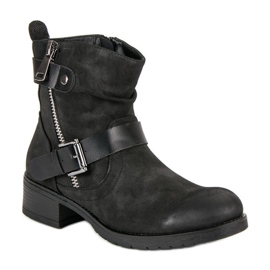 Botas de outono VINCEZA preto 2