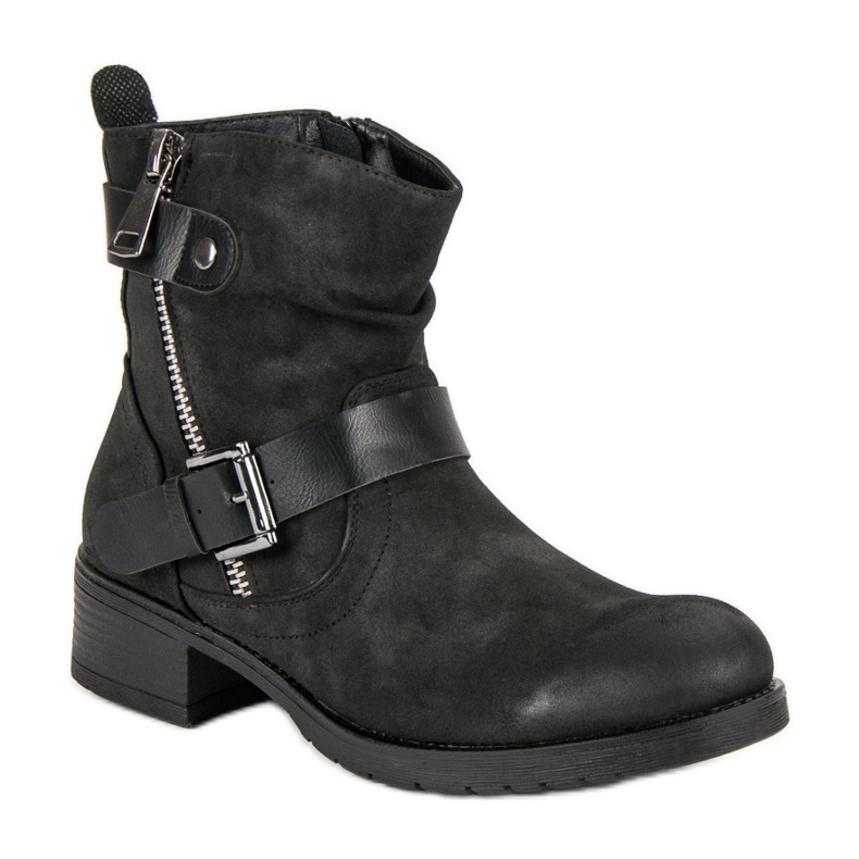 Botas de outono VINCEZA preto 2