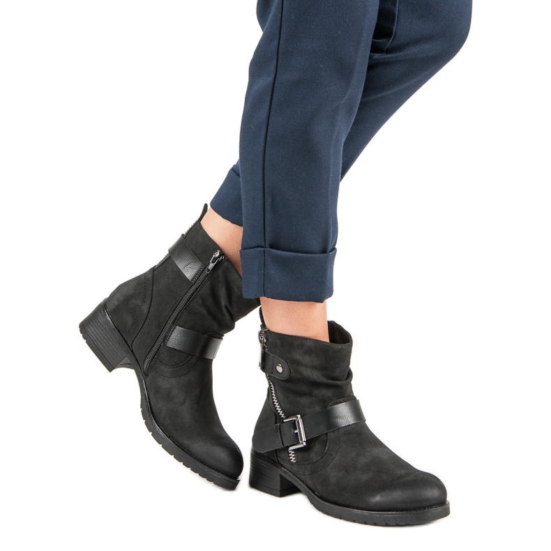 Botas de outono VINCEZA preto 1