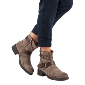 Botas de outono VINCEZA marrom 1